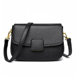 Ehtne Nahast Naiste Kott Moodne ja Mitmek&uuml;lgne &Uuml;he&otilde;lakott Crossbody Kott Veisenahast V&auml;ike Ruudukujuline Kott must