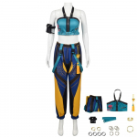 K-POP Laulja Tants Naised T&uuml;drukud Zoey Meeskond Jahimehed Cosplay Kost&uuml;&uuml;mid T&auml;iskasvanud Lapsed Halloween Karnevali Peo Rollim&auml;ng Riietus XS sinine