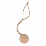 Boules de No&euml;l - Artemio - 4 cm - Bois - Personnalisables - Corde de suspension