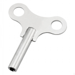 Clock Winding Key Accessory Ergonomic Portable Steel Easy to Use Hardware for Hobbyists White