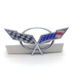 1 tk auto esiosa kapoti/tagaluugi/k&uuml;ljetiiva embleemm&auml;rk kleebis dekaal Corvette Camaro Cruze Malibu jaoks must