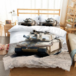S&otilde;jalised Tankid Tekikott Komplekt King Queen Double Full Twin Single Suurus Poiste Voodipesu Komplekt EU Twin(135x200cm)