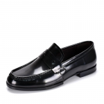 Luksuslikud slip-on kleitkingad meestele Ehtne nahk Itaalia looferkingad meestele Must lakknahast Formaalne Oxford meestele Pulmakingad 38 must