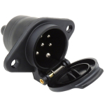 YESprime Juhtmepistik 7-pin Haagise pistikupesa Adapter Haagisekonks 7-pooluseline 24V