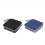2pcs 40 Disc CD Wallet DVD Case Storage ing Black/Blue