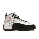 Air Jordan 12 Retro GS Lillelised Laste Tossud Valge Elav-Roheline Lavendel-Udu DR6956-100 37.5