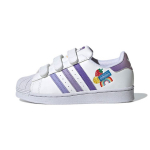 Adidas Superstar CF C Puuviljad ja V&auml;rvilised Plaastrid Laste Tennised Valge Pilvevalge Helelilla GY3314 33&frac12;