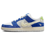 Fly Streetwear x Nike Dunk Low Pro SB Gardenia Unisex tossud Sinine Game-Royal Sail DQ5130-400 37.5