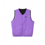 Nike p&ouml;&ouml;ratav fliisvest logotr&uuml;kiga ja taskudetailiga Meeste vest Lilla DQ4879-010 XL