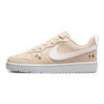 Nike Court Borough Low Recraft SE GS Tikitud Lillelised Laste Tennised Beež Liivak&auml;bi K&ouml;is FZ3136-100 35.5