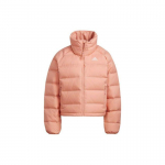 Adidas &uuml;hev&auml;rviline logoga lukuga vabaaja p&uuml;ksjope naistele pealiskate punane roosa GT9232 XL