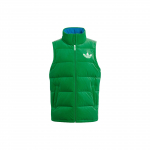 Adidas Originals S&uuml;gis/Talv 22 Sametist Vest &Uuml;hev&auml;rviline Logotr&uuml;kiga T&otilde;mblukuga Puhvervest Naiste Vestid Roheline IB2029 XXS