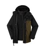Timberland Kolm-&uuml;hes Kaitsekate Fliis Tuulekindel Veekindel Soe Jakk Meeste Jakk Must Tumeoliiv A696HDX8 XL