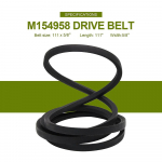 Niiduki rihmateki rihm John Deere'i M110313 M154958 GT242 GT262 GT275 LX176 LX178 jaoks