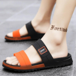Moodsad Meeste Kummist Rannasandaalid Pl&auml;tud Suvekingad V&auml;litingimustes Sandaalid Aia Basseini Chinelo Sandaalid Meeste Sandaalid Badeslippers Badeschuhe 40