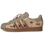 Adidas Originals Melting Sadness X Superstar Rabbit Hole Kollektsioon Nahast Klassikalised Madalad Tennised Unisex Tennised Roheline Pruun H06340 36⅔