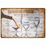 Vintage plekk-silt Kodukaunistused Seinakaunistused Kunst Seinamaal Toakaunistused Dekoratsiooniesemed Meeste Retro-metallist sildiplaadi baari plakatid 20x30cm