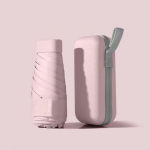 1 tk populaarne mitmev&auml;rviline kokkupandav kaasaskantav mini taskuvari, kuuekordne vihmavari, vihmane ja p&auml;ikeseline kaheotstarbeline vihmavari, kvaliteetne vihmavari flat six fold umbrella roosa