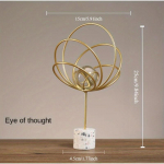 P&otilde;hjamaade lihtsast metallist abstraktse kunsti kaunistused veranda Elutuba TV-kapp Kontori t&ouml;&ouml;laud Loov kodukaunistuse aksessuaar