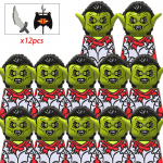 MOC Keskaja lotr Figuurid Ork S&otilde;durid R&ouml;&ouml;vel Vargr Hunt Elevant Ratsu R&uuml;&uuml;tlid Ehitusklotsid Klotsid M&auml;nguasjad lastele kingitused