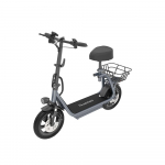 Nanrobot M5 Pro Electric Scooter with Seat and Basket, 750W Motor, 12inch 48V 10.4Ah battery hall