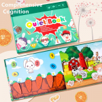 Montessori Vaikne Raamat Korduv Kleepimine Lugemine Laste M&auml;nguasi Loomade Numbrite Sobitamine Puslem&auml;ng Harivad M&auml;nguasjad Lastele Kingitused