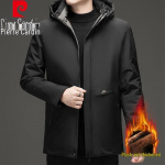 Pierre Cardin Men's Winter Thickened Hooded Padded Jacket 2XL