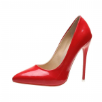Seksikad String Helmed Patentnahast Naiste Sandaalid Pahkluukinnitusega Stiletto Kingad Terava Ninaga Seksikad Stiletto Kontsaga Kingad Kohandatav 35-45 35