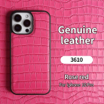 Kvaliteetne krokodillimustriga ehtsast nahast &uuml;mbris iPhone 16 Pro Max 15 14 13 12 11 XR jaoks, nahast tagakaas, kaitsekate Capa Genuine Leather