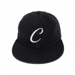 commoncapsuleproject C Logo 6-paneeliline sirge nokaga nokam&uuml;ts (Must) BLACK_FREE