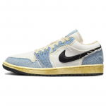 Jordan 1 Low SE WRMK Sashiko Denim Jordan FN7670-493 43