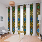 2 tk Etioopia ja Eritrea traditsioonilist kardinat elutuppa Komplekt Tilet Design Kvaliteetne pol&uuml;esterkangas Cortinas W60H60(CM)x2PCS&HOOK
