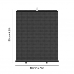 Universaalsed Rulookardinad Iminapp P&auml;ikesevari pimendav kardin Auto Magamistuba K&ouml;&ouml;k Kontori aken P&auml;ikesevarjud Kardinad Naelavaba