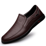 Ehtne Nahk Meeste &Auml;rikingad Mugavad Pehmed Meeste Vabaajakingad Klassikalised Meeste Loaferid Hingavad Soojad Meeste Vabaajakingad 46 gray