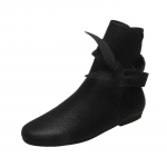 Moodsad valged liblikas&otilde;lmega Chelsea pahkluusaapad Vanaaegsed kandilise ninaga madala nahast kontsaga peales&otilde;idetavad saapad 2024 Naiste kitsad l&auml;&auml;nesaapad 40 must