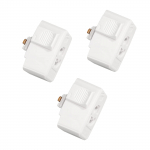 Komplekt 3 valget PSE laepistikut, PSE-ga &uuml;hilduv, valge, lukustatava pistikupesaga valgustuslattide jaoks, paigaldust ei vaja ja lihtne paigaldus.