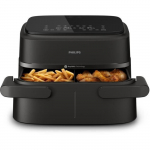Friteuse d'air chaud - Philips - NA150/00 - 7,1 L - Technologie Rapid Air - Noir must