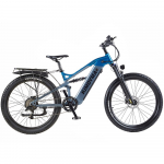 Elektriline maastikuratas KIMDYMA 27,5 1000W mootor t&auml;iskasvanutele E-jalgratas 48V 20AH maksimaalne s&otilde;iduulatus 160km kandev&otilde;ime 150kg K01 Shelves And Mudguards sinine