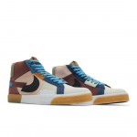 Nike Zoom Blazer Mid Premium SB Mosaic Pack - Tume veinipunane DA8854-600 EU 36 veini/roosa
