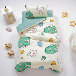 Laste multifilmiprint voodipesukomplekt Tekikatted Padjap&uuml;&uuml;rid Komplekt S&uuml;gis Talv Soe seemisnahast voodipesu Voodipesu CP29 Mattress Cover