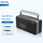 Philips TAR3568 Retro kassetraadio salvestiga CN pistikuga (adapter kaasas)