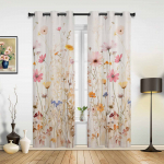 Boho H&otilde;imu Totem Aknakardin Moodsad Euroopa Stiilis Kardinad Magamistoa Elutoa Taustkardin 135W x 60H(cm) x1