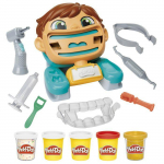 Coffret de p&acirc;te &agrave; modeler dentiste - Play-Doh - Dr Rigolos Sourires - 7 accessoires inclus - 5 pots de 56 g