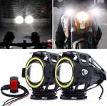 X-STYLE U7 LED Udutuli Mootorratastele, Kalmaarir&otilde;ngas/K&otilde;rge/Madal/Strobo, Prožektor, 12 V - 80 4 modes (hi/lo/strobe/squid ring only)