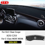Mercedes Benz GLC Class Coupe X253 C253 C-Class W205 W204 libisemisvastase matti armatuurlauale p&auml;ikesevari Dashmat vaip GLC 2016--Left Hand Drive must