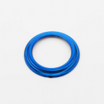 for Renault Koleos for Samsung QM6 2017- Car Ignition Key Decorative Ring Key Switch Coil Sticker Accessories sinine