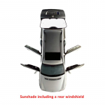 P&auml;ikesesirm autole Land Rover Freelander 2 L359 Land Rover LR2 2007~2015 Auto P&auml;ikesesirm Tuuleklaas Privaatsuse Varjutamine Aken UV-vastane Rear Windshield
