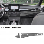 S&uuml;sinikkiust Auto Kaass&otilde;itja Keskjuhtimispaneeli Liist Sisekujunduse Kleebis BMW 5. seeriale E60 2004-2007 Lisatarvik must