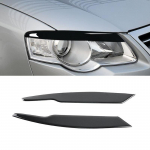VW Passat B6 2005-2010 jaoks L&auml;ikiv Must Auto V&auml;lispind Esitulede Kulmukarvad Silmalaud Kate Ripsmed Esitule Silmalaud Kleebised