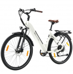 TTGO C3 PRO linnas&otilde;iduks m&otilde;eldud elektrijalgratas t&auml;iskasvanutele 36V20Ah aku 250W mootor 120KM s&otilde;iduulatus 125KG kandev&otilde;ime 25KM/H tippkiirus v&auml;listingimustes elektrijalgratas valge
